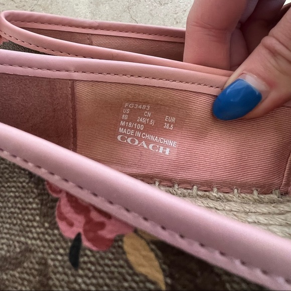 Coach espadrilles size 8 /38.5 - Picture 4 of 5